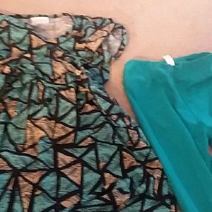 Matching dress and leggings